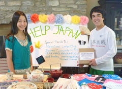 Raising money for victims of the Great East Japan Earthquake