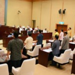 Kadena Town Assembly resolution seeks withdrawal of U.S. senators' proposal regarding the relocation of Futenma