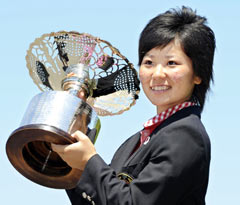 Motobu High School student Higa wins Japan Women's Amateur Golf Championship