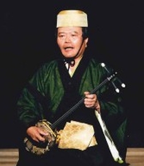 Nishie designated a Living National Treasure for Kumi Odori Ongaku-uta Sanshin
