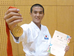 Tamaki wins the 11th Asian Karate-do Championship