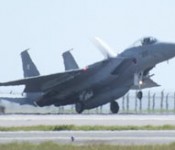 JASDF F-15s moved to Naha Airport from Hyakuri Air Station
