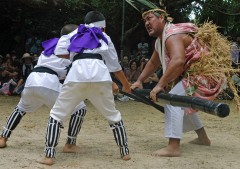 Kitsugan festival held in Kabira on Ishigaki City