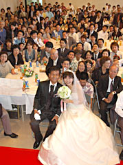 Wedding in Nanjo City carried out as a regional promotion