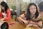 Students from Dalian on Okinawan culture experience tour