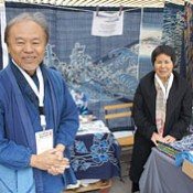Ryukyuan indigo dyeing introduced at Japan Festival Paris　