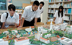 Model designed for the redevelopment of land occupied by Futenma Air Station