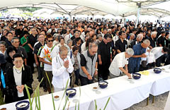 Ceremony to commemorate victims of the Battle of Okinawa