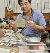 Collector acquires tickets and commuter passes of a street-car that operated in Okinawa in the prewar period