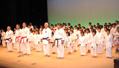 Karate and traditional martial arts symposium held in Naha