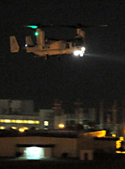 U.S. Marines conduct Osprey night flying training in violation of noise-prevention agreement