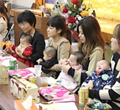 Christian Festival held at Kushi in Nago to bless newborn babies