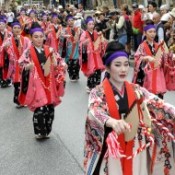 <em>Juri-uma</em> parade performed in Tsuji