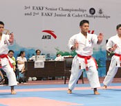 Okinawan karate men win at East Asian Senior Championship