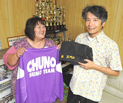Boarding house owner supports sumo wrestler Chiyoo