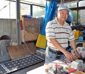 Majikina contributes to Yonaguni Island with solar-energy generator