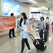 Thai tourists visit Okinawa