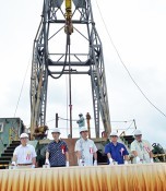 Exploratory drilling for natural gas in Miyako