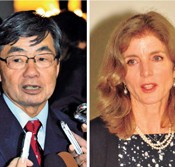Nago Mayor asks US Ambassador Kennedy to cancel relocation of Futenma base to Henoko