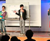 Comedy Futenma Theater sparks discussion on redevelopment of US military base site