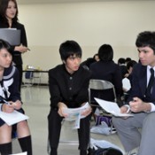 Okinawan High School students discuss peace in different cultures