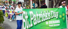St. Patrick's Day celebrated in Okinawa City