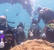 Participants enjoy barrier-free diving in Okinawa