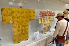 Special exhibition of royal costume held at Shurijo Castle