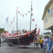 Traditional wooden sailboat <em>Maransen</em> revived on Henza Island