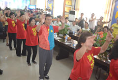 Okinawa Yui Dance Promotion Council visits Mazhuancun in China