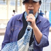 Acclaimed translator Kayoko Ikeda supports protest against Henoko landfill