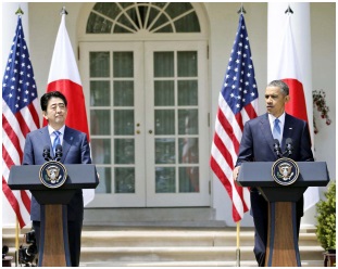 Abe and Obama reaffirm they will go ahead with the Henoko relocation