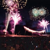 Showcase of 10,000 fireworks at Ocean Expo Park
