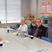 Director of US peace organization visits Okinawa