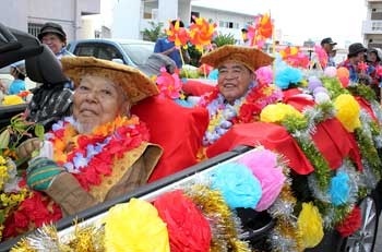 Communities celebrate Kajimaya with an autocade