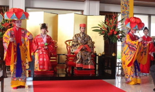 Ryukyu dynasty-style added to list of Okinawa resort weddings