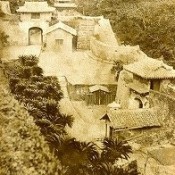 Photograph of Shuri Castle taken 130 years ago found in Yamagata
