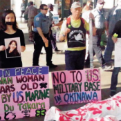 Citizen groups express sorrow and anger in Washington, D.C. after Okinawan woman was allegedly murdered by former US marine