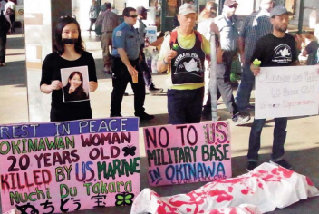 Citizen groups express sorrow and anger in Washington, D.C. after Okinawan woman was allegedly murdered by former US marine