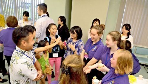 Dene Magna School students from England visit Okinawa
