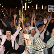 1,500 people gather to protest against Henoko lawsuit