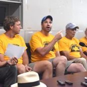 US veterans call for stopping new base construction in Okinawa