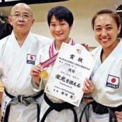 Physically challenged karate champion and the two masters behind her success