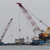 ODB begins submerging concrete blocks in Oura Bay to restrict Henoko base construction site