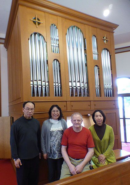 Pipe organ at church in Chatan revives its timbre