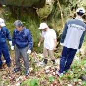 Itoman City and Okinawa Prefectural Government taking measures to prevent illegal waste dumping in Mabuni