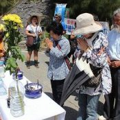 Service held for war dead of former Ourasaki Camp, where 400 bones remain unrecovered