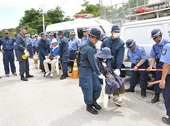 Sit-in protestors claim fight against Takae construction is ongoing