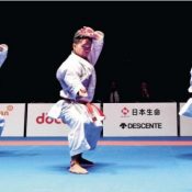 The “Pride of Okinawa” dominate the Male Team Kata to take the gold at Karate 1 – Series A Okinawa Tournament
