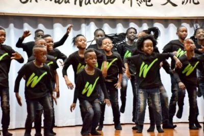 Music of hope: Uganda children’s choir group gets together with Uruma City children